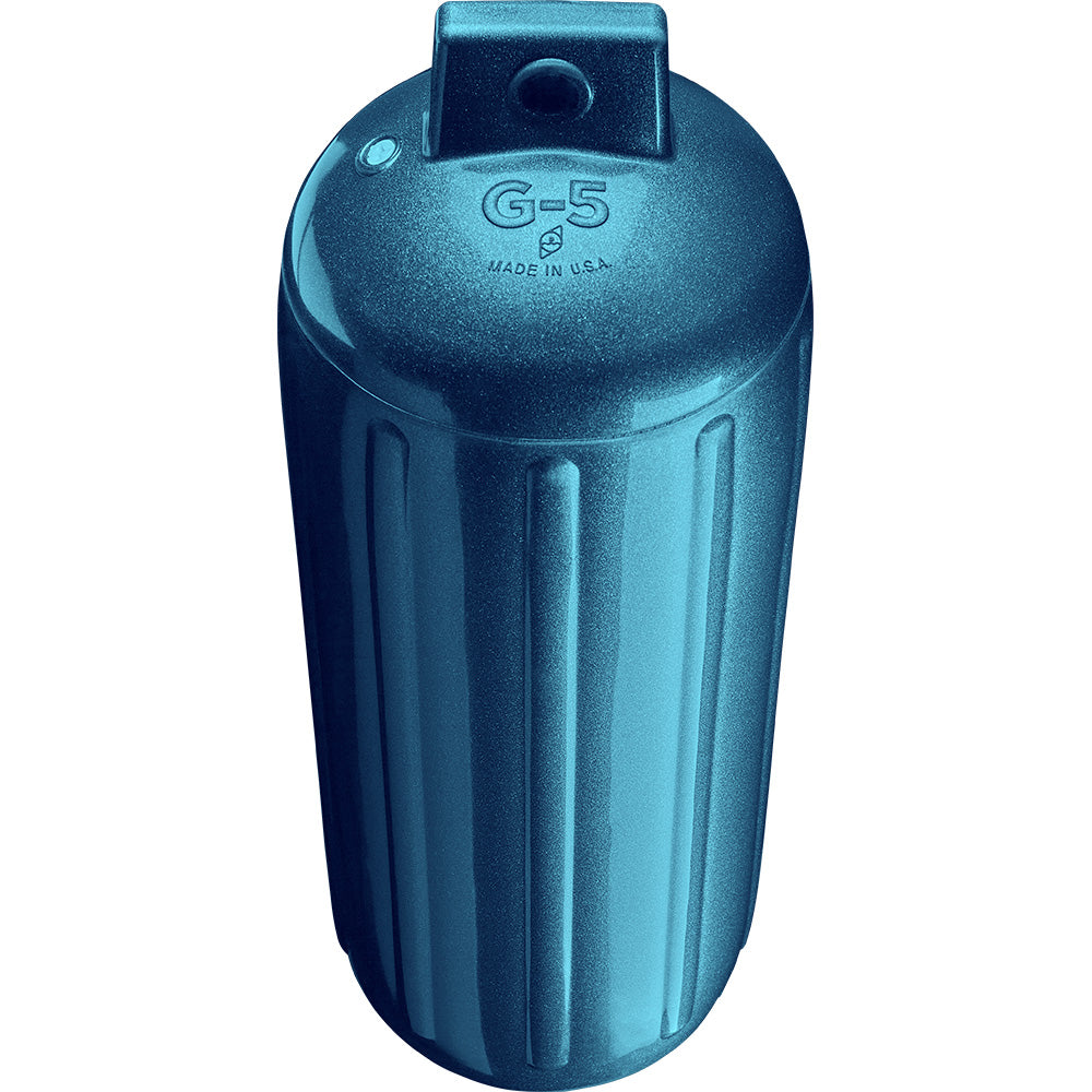 Polyform G-5 Twin Eye Fender 8.8" x 26.8" - Metallic Blue [G-5 METALLIC BLUE]
