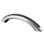 Whitecap 9" Stainless Steel Grab Handle with UV-Resistant Black Vinyl Inlay [S-7104]