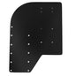 Sea Brackets Small Offset Trolling Motor Plate - Black [SEA2306-BLK]
