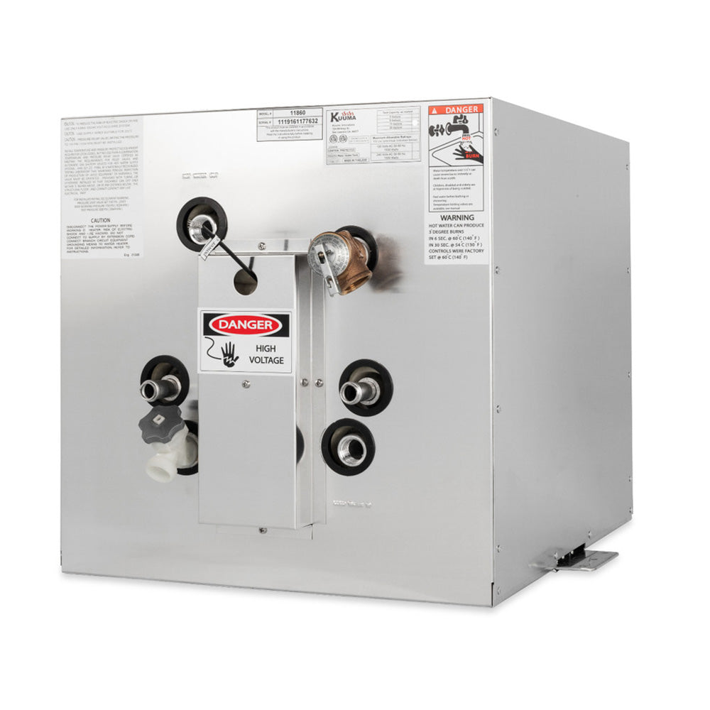 Kuuma 11-Gallon WH, 240V (L1  L2 Wiring) Front Heat Exchange, Side Mount [11860]