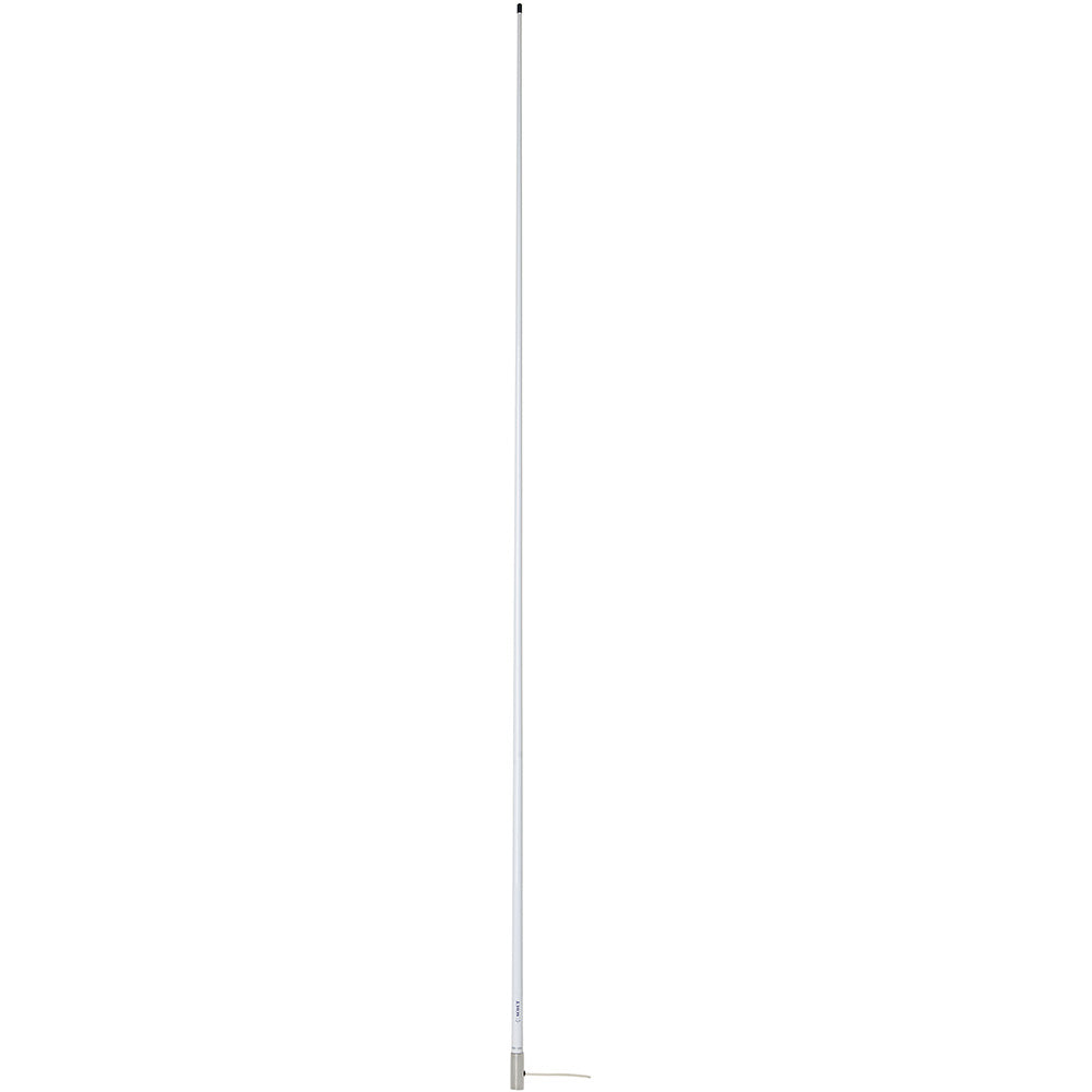 Scout 8' White VHF Antenna 6dB Stainless Steel Ferrule w/5M RG-58 Coax Includes PL-259 KS-42 - Thumbnail 4