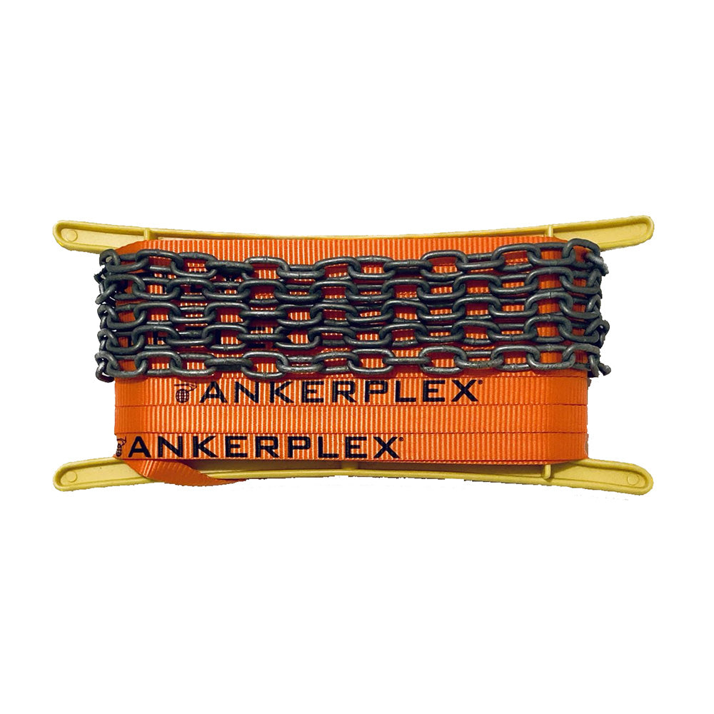 Ankerplex Flat Anchor Line w/Chain f/Vessels up to 15' 75' + 9' Galvanized Chain on Storage Reel [AFL25]