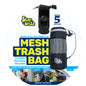 Star brite Mesh Trash Bag w/Locking Suction Cup  Litter Guard Cinch Tie - 5 Gallons [52074]