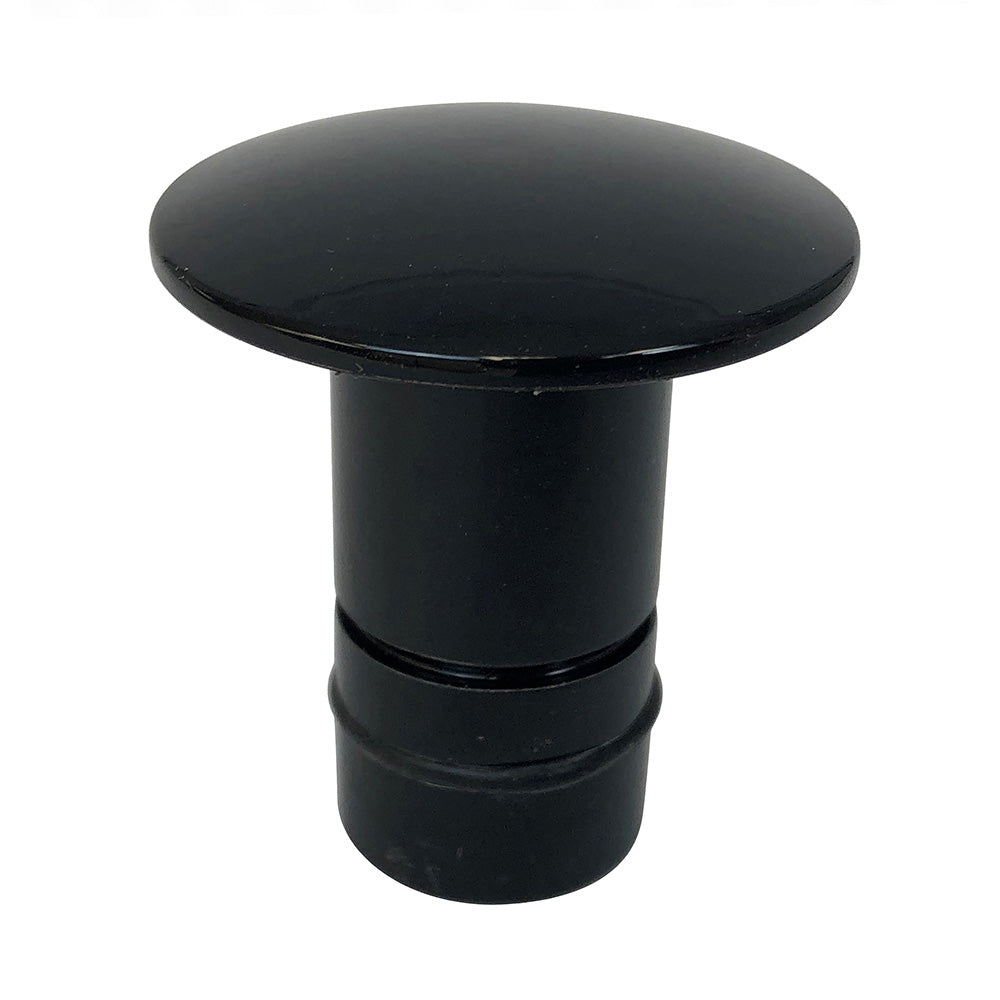 Bob's Machine Deck Plug - Pedestal Seat Plug 0.75" Hole- Black [311-000002-PCGBLK]