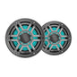 JL Audio M200 Marine Speakers 6.5" LED w/Grey Sport Grille [010-04753-03]