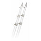 Rupp 18' White Carbon Fiber Telescoping Outrigger Poles 1.5" Diameter (Pair) [A0-1800-CFTW]