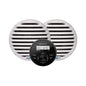 Aquatic AV GS2 Gauge Stereo  Pair of EC651 6.5" White Speakers [CK303]