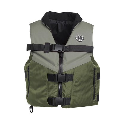 Mustang Accel Foam Vest - Green/Grey - XL [MV4627-833-XL]
