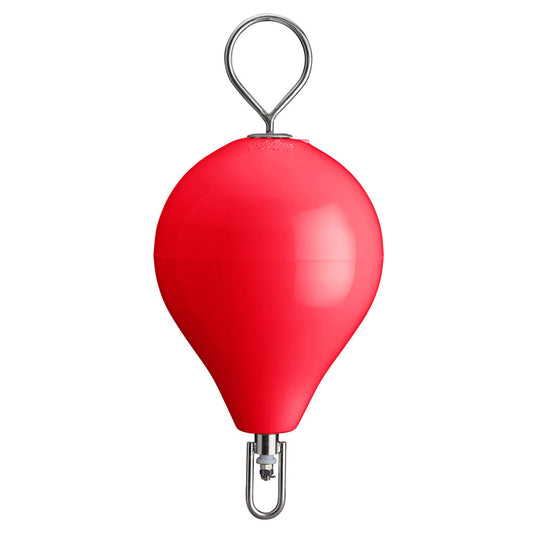 Polyform 13.5" CM Mooring Buoy w/SS Iron - Red [CM-2-SS RED/SS]