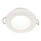 Hella Marine EuroLED 75 3" Round Spring Mount Down Light - White LED - White Plastic Rim - 12V [958110511]