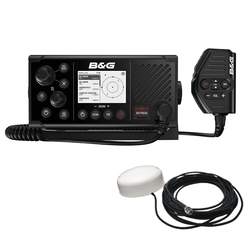 BG V60-B VHF Marine Radio with DSC, AIS and GPS-500 Antenna