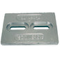 Tecnoseal Mini Aluminum Plate Anode 6" x 4" x 1/2" [TEC-DIVERS-SAL]