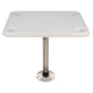Springfield 16" x 28" Rectangle Table Package - White Thread-Lock [1690107]